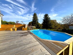 Pool - Adorable gite with air conditioning and heated swimming pool in the heart of the Périgord Noir region (Saint-André-d'Allas)