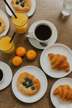 Gratis komplet morgenmad hver dag