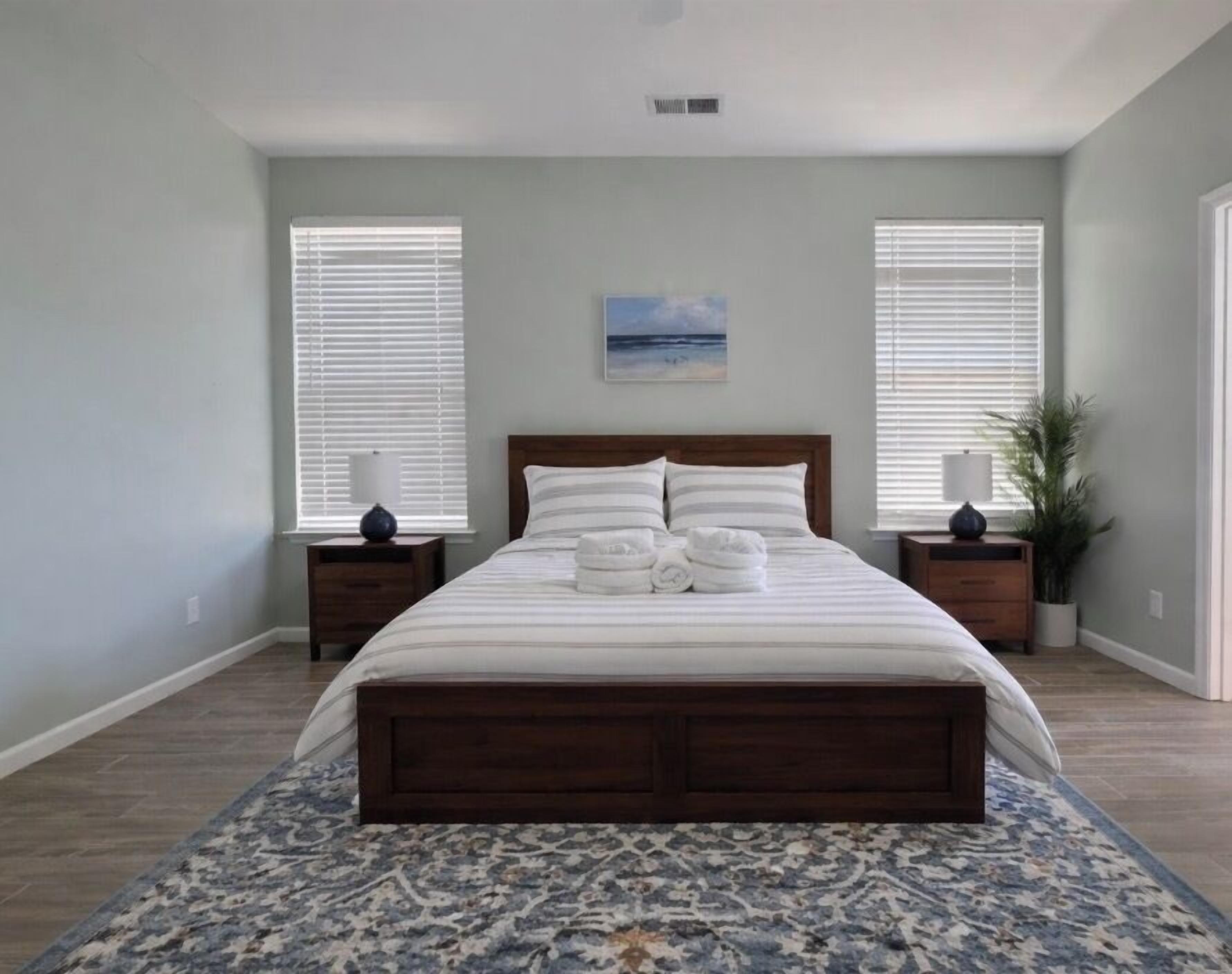 4 soveværelser, skrivebord, strygejern/strygebræt, gratis Wi-Fi