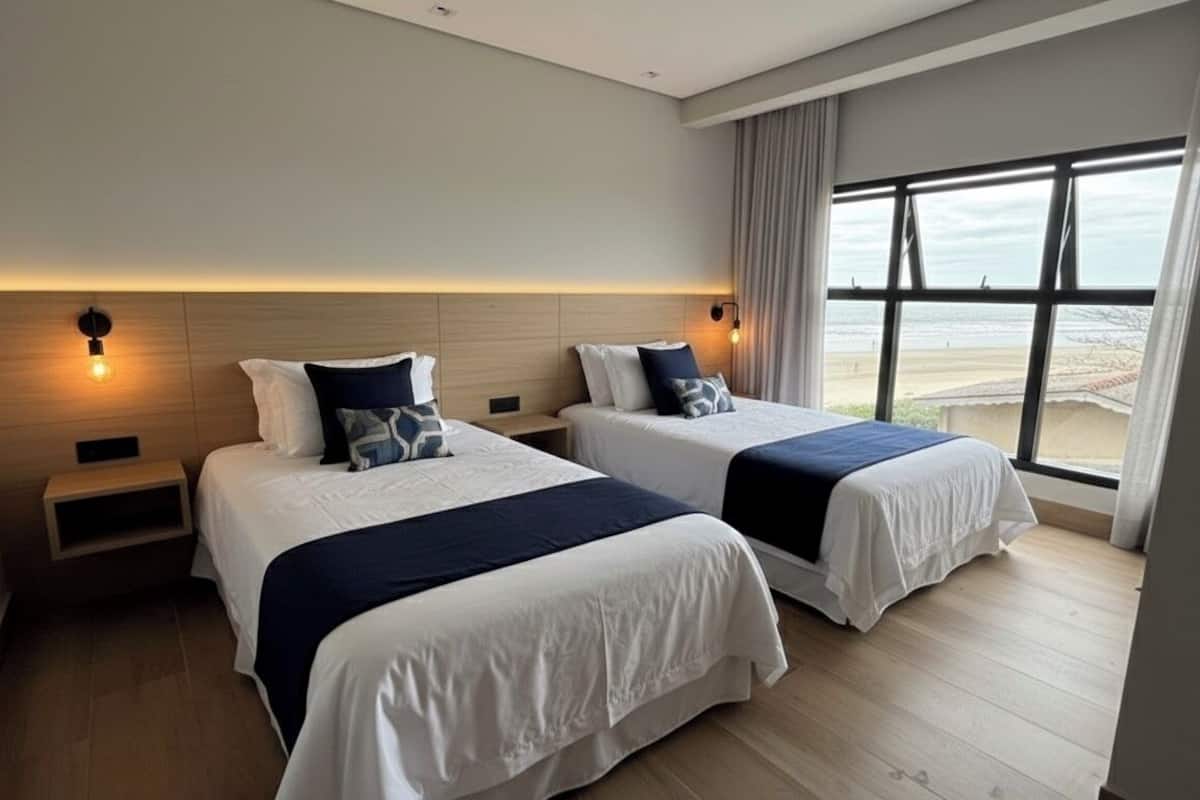 Habitación superior, vista a la playa | Caja de seguridad en la habitación y wifi gratis