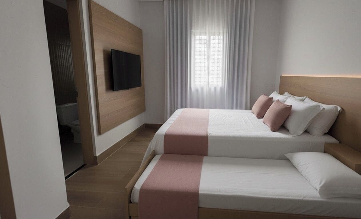 Rom – standard, strandutsikt | Safe på rommet og wi-fi (inkludert)