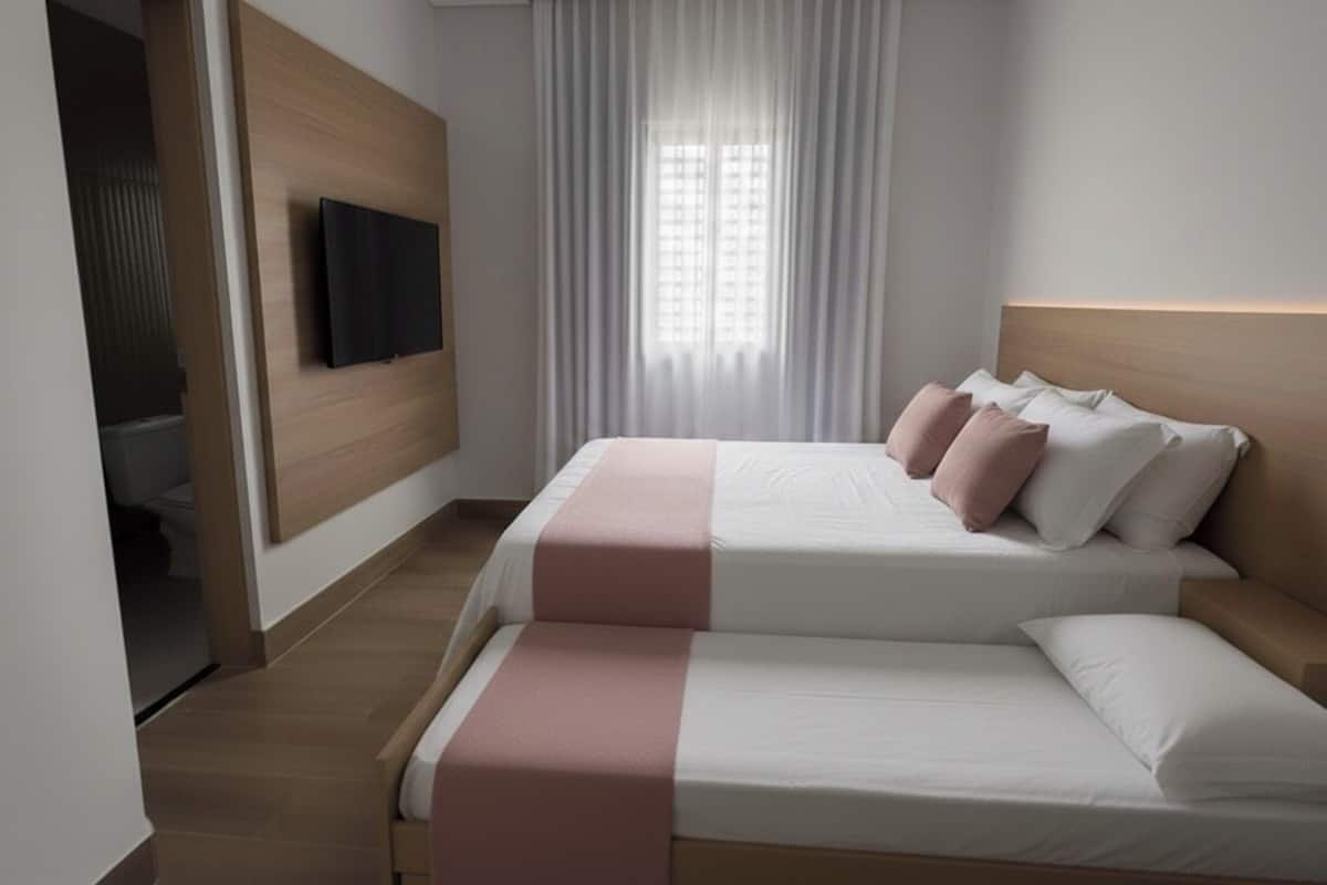 Habitación estándar, vista a la playa | Caja de seguridad en la habitación y wifi gratis