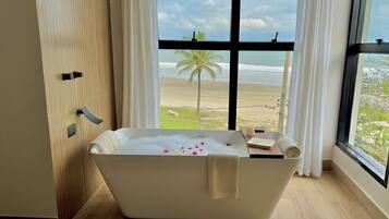 Deluxe Room, Beach View | In-room safe, free WiFi