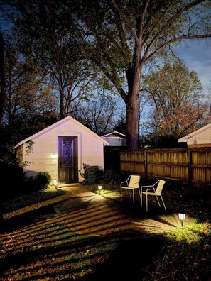 Terrace/patio - Historic Downtown Caldwell Tiny Home - 1 mi UCA (Conway)