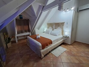 2 bedrooms, iron/ironing board, WiFi, bed sheets - Duplex Mariposa - Sea/Soufrière view, Spa (Basse Terre)