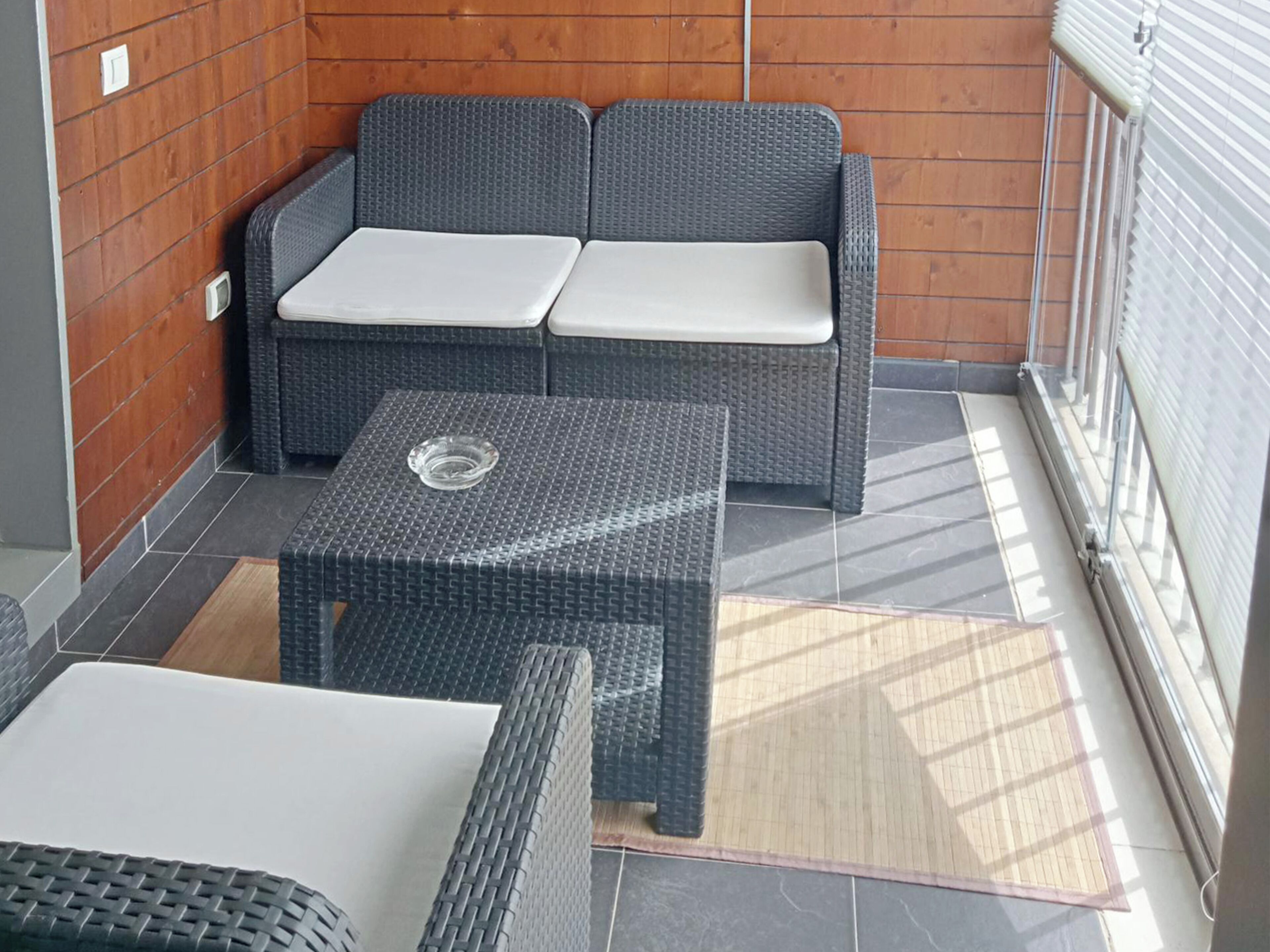 Eenvoudig appartement | Terras