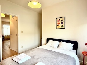 1 Schlafzimmer, kostenloses WLAN, Bettwäsche