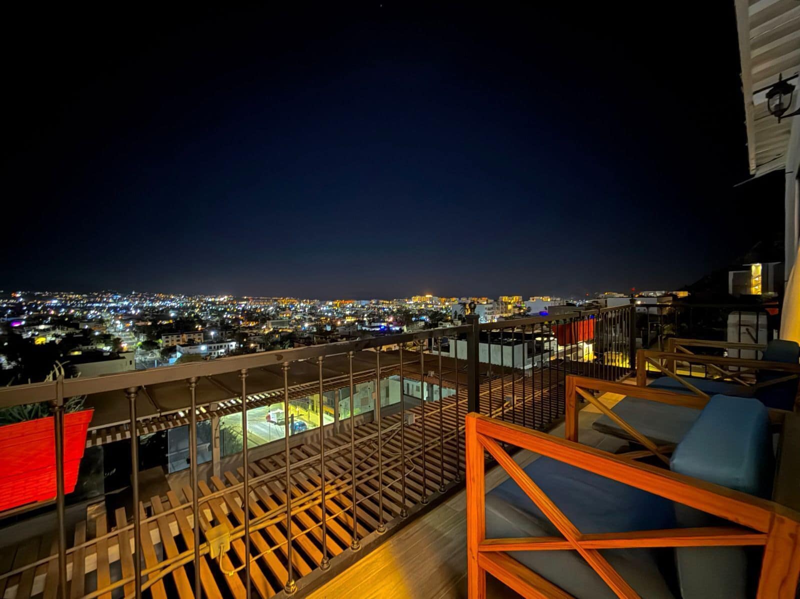 Departamento familiar, balcón, vista al océano | Terraza o patio