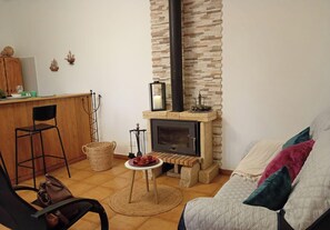 Ferienhaus, 2 Schlafzimmer, Raucher | Wohnzimmer