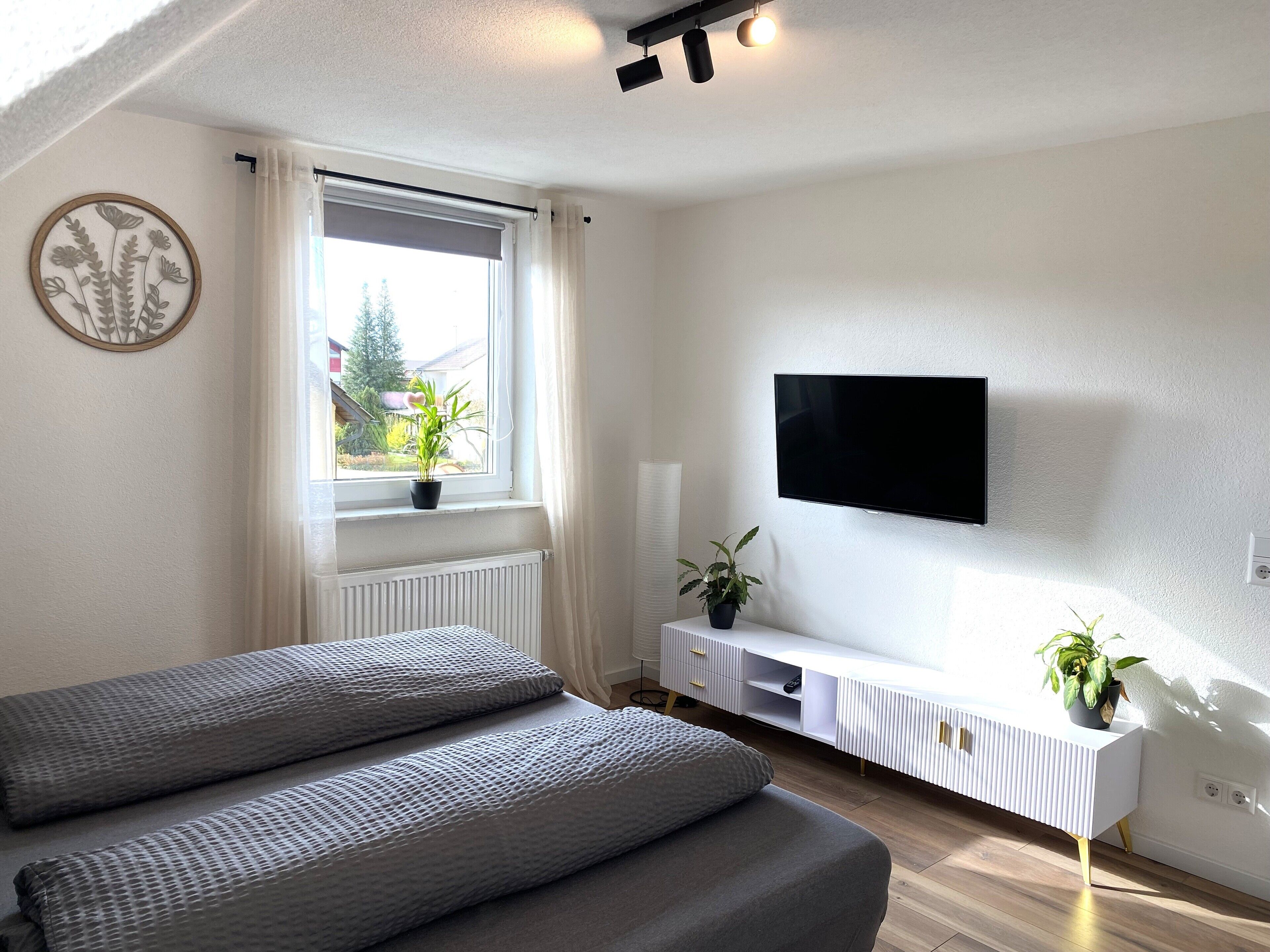 1 bedroom, iron/ironing board, travel crib, free WiFi