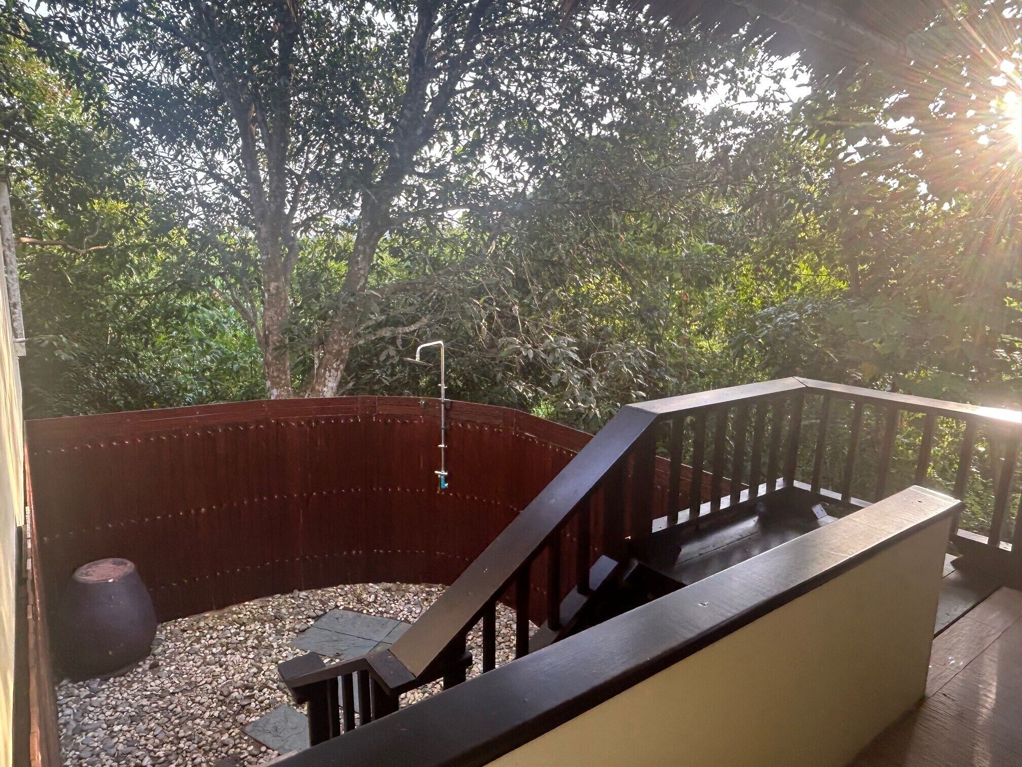 Enceinte de l’hébergement