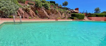 Apartment 4 people - sea view - Théoule sur mer (Côte d'Azur) - Figueirette