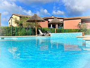 Pool - Apartment 6 people sea view - Théoule sur mer (Côte d'Azur) - SAVANNAH (Théoule-sur-Mer)