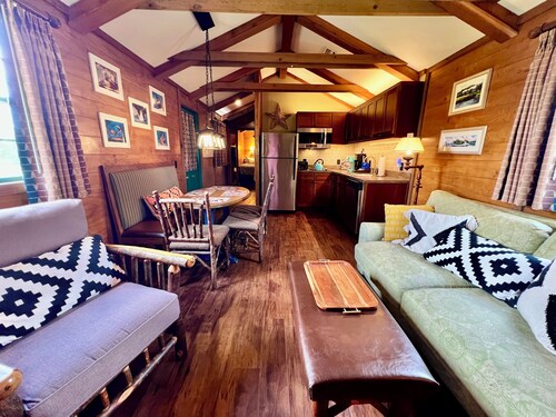 Ohana Lodge - Waterfront Retired Disney Fort Wilderness Cabin in North Port, FL