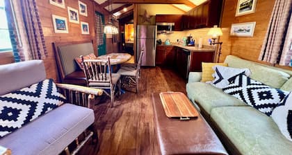 Ohana Lodge - Waterfront Retired Disney Fort Wilderness Cabin in North Port, FL