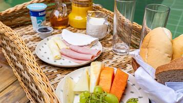 Spiseområde på rommet