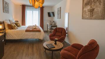 Superior-suite - balkon - parkudsigt | Skrivebord, gratis Wi-Fi