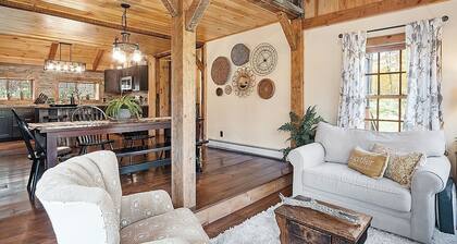 The Lodge on Warner Hill near Berkshire East, and the Deerfield River