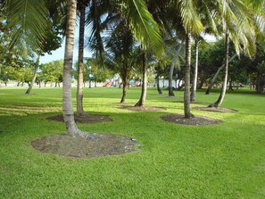 Property grounds - Stay in the heart of South Beach’s coveted SoFi neighborhood—a short walk to the sand. This comfortable Studio setup features 2 queen beds, fast WiFi, and the rare perk of FREE parking. A simple, spacious home base for enjoying Miami Beach. (Miami Beach)