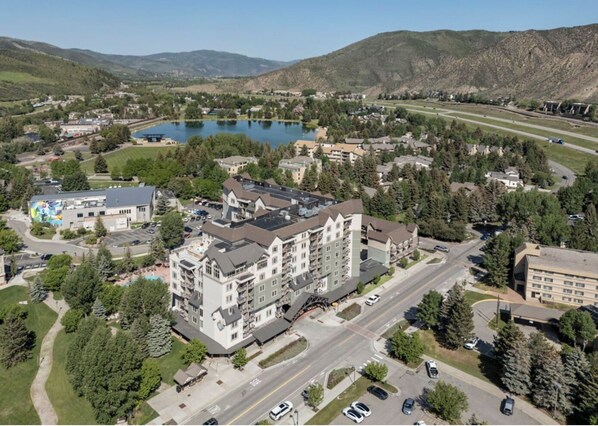 منظر من الجو على ارتفاع عالٍ