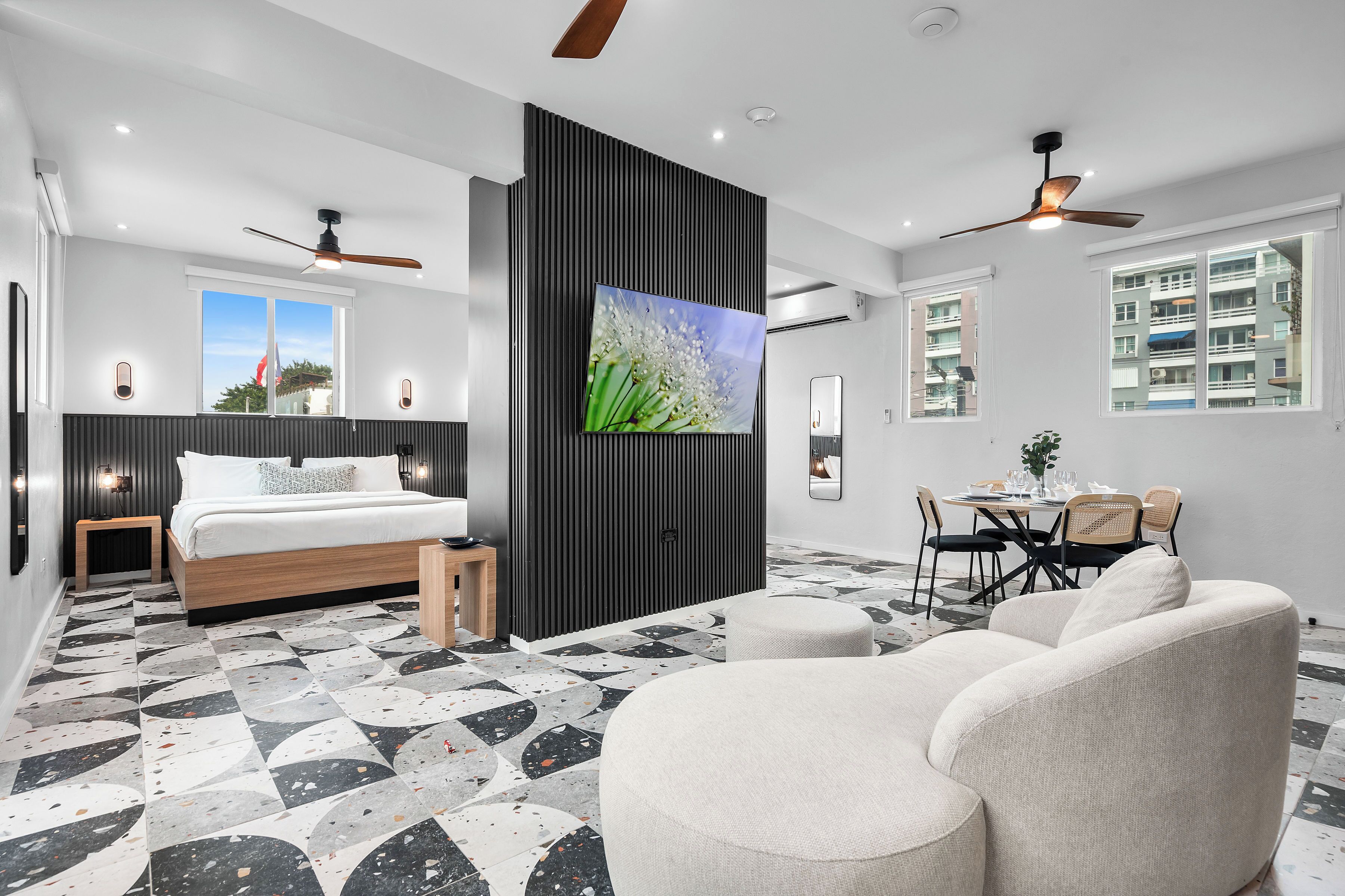 Premium Suite, 2 Bedrooms | Living area | Flat-screen TV