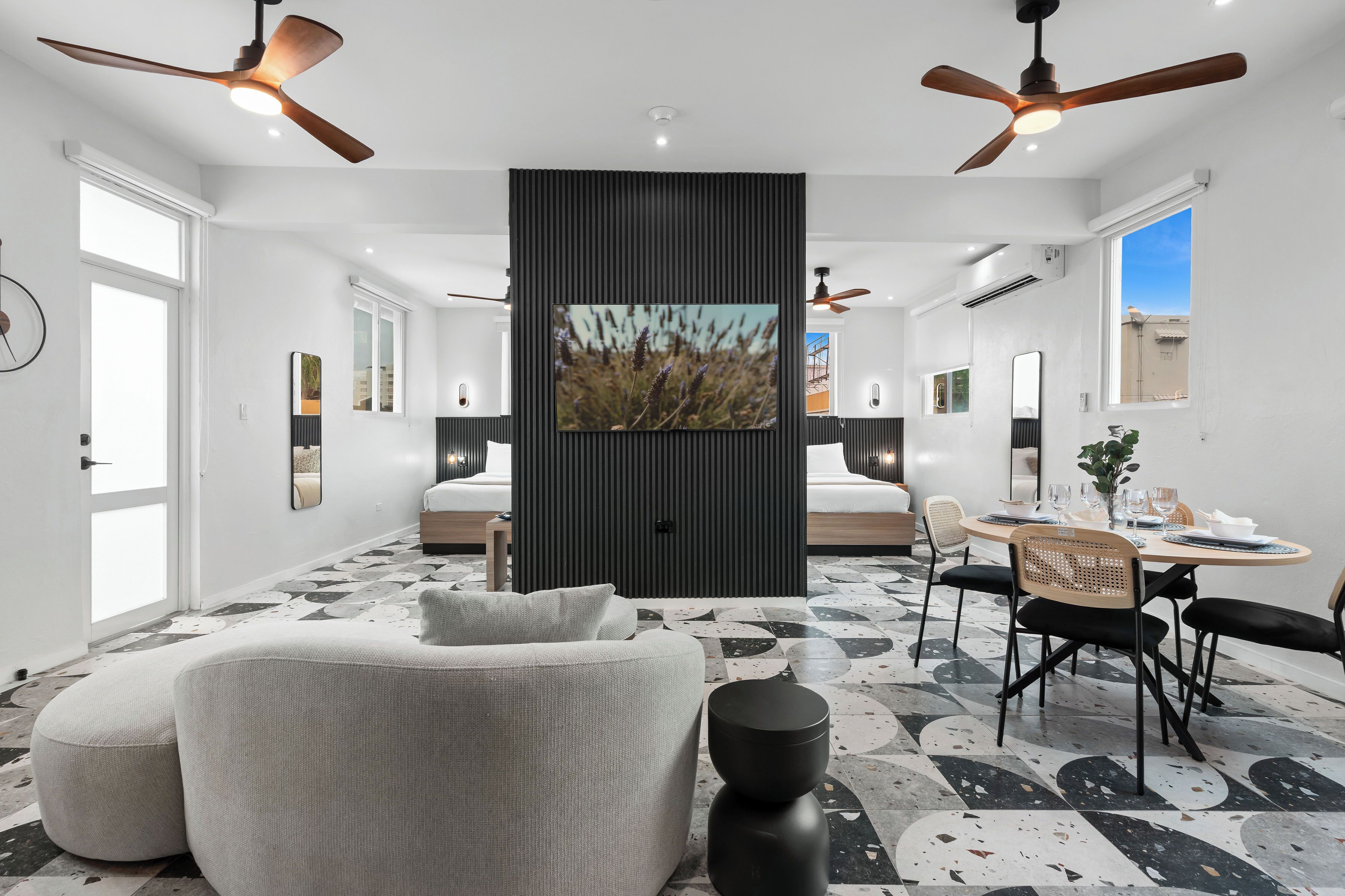 Premium Suite, 2 Bedrooms | Living area | Flat-screen TV