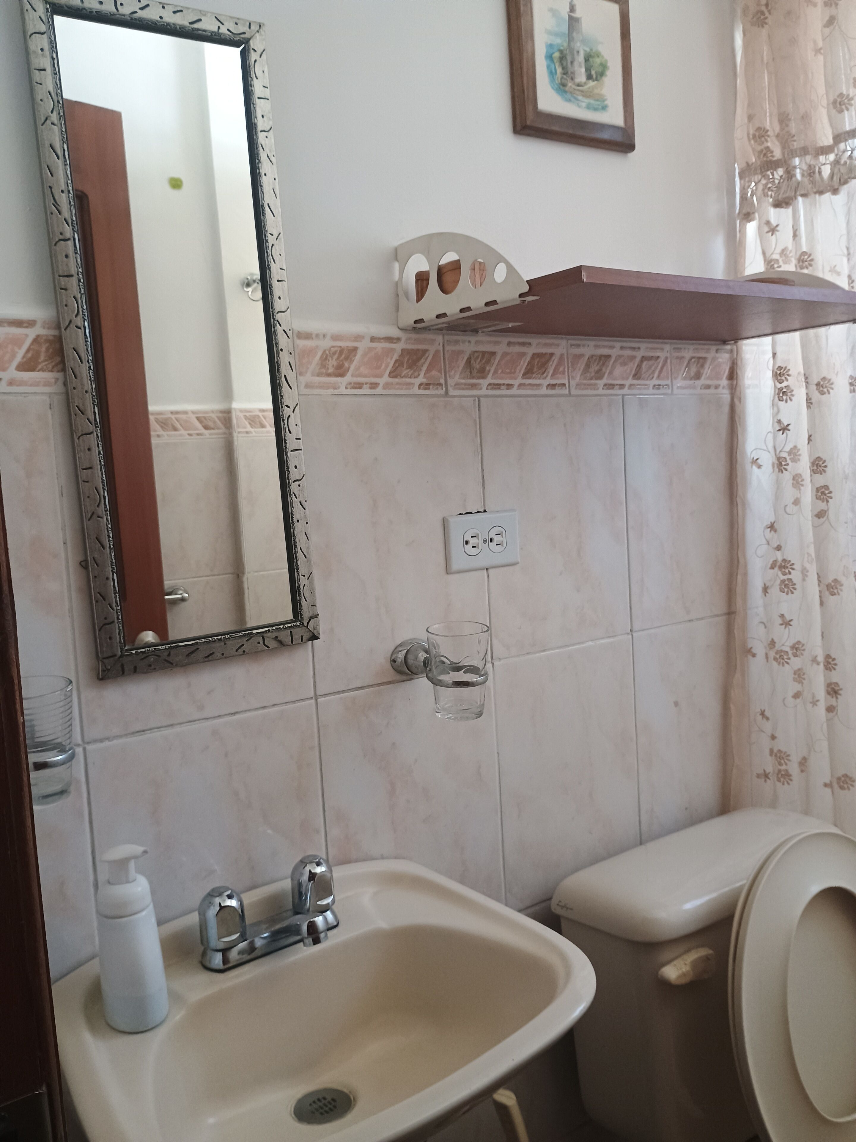 Towels, soap, toilet paper