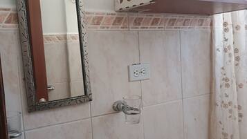 Towels, soap, toilet paper