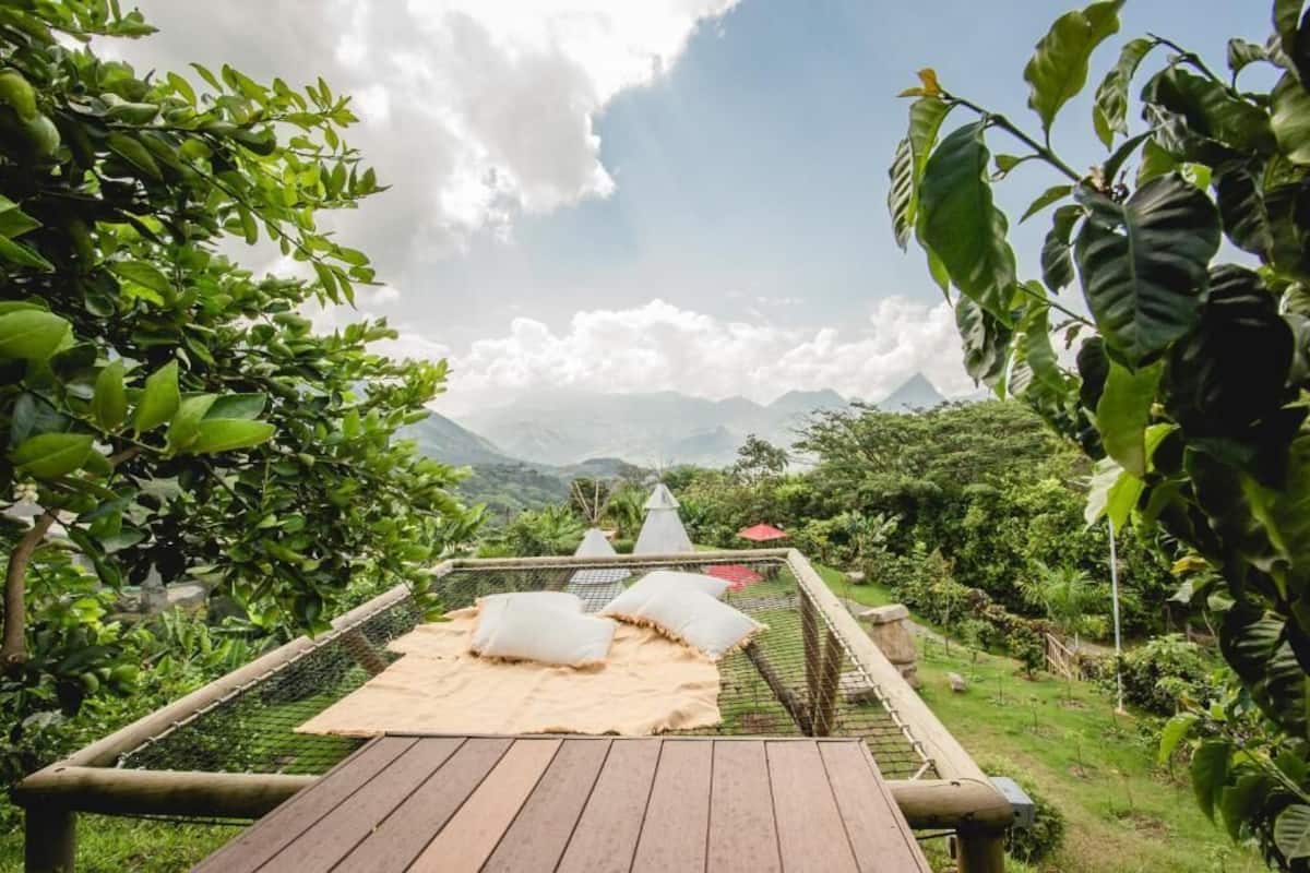 Tent, Patio, Courtyard View