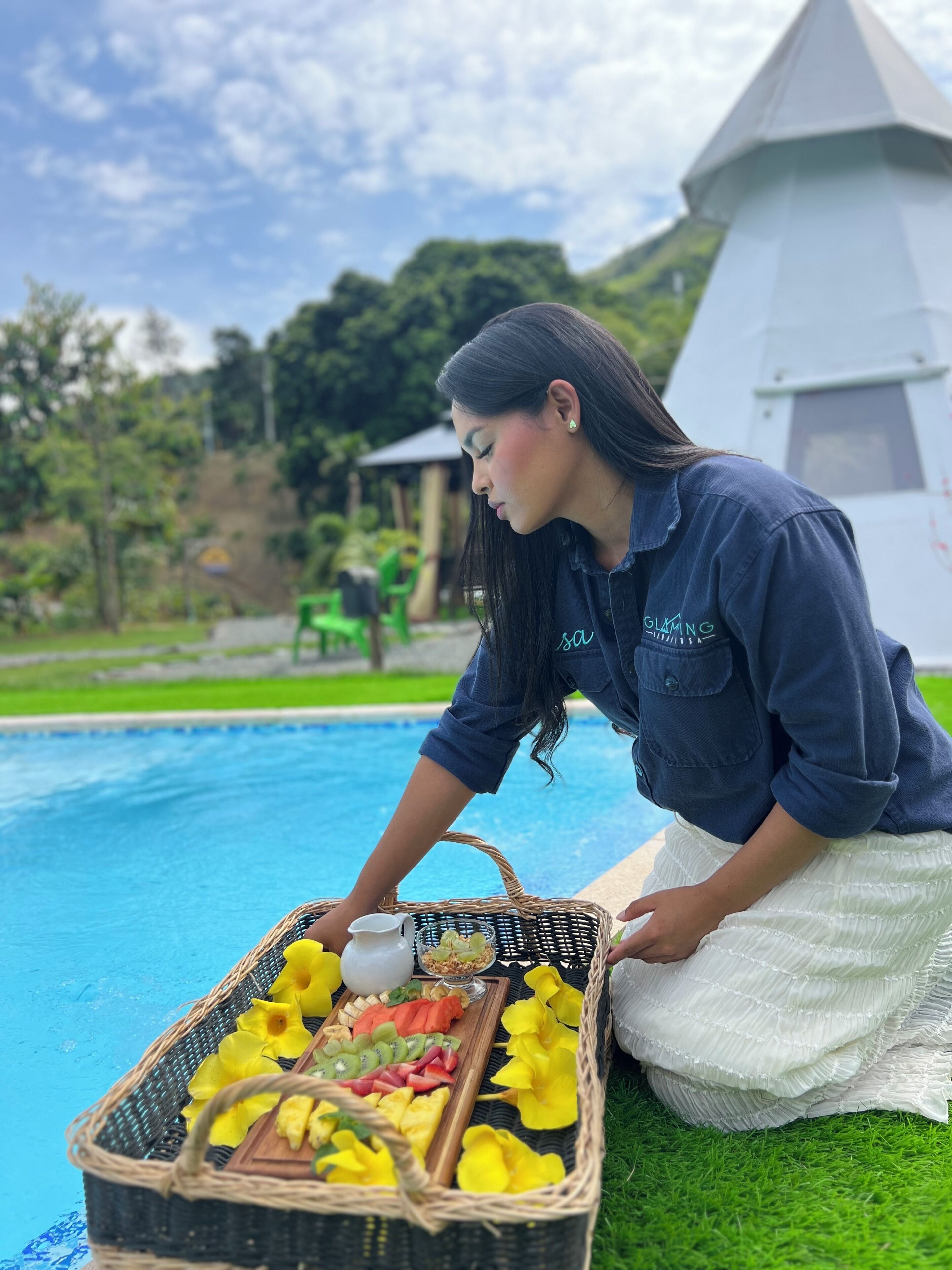 Alberca al aire libre 