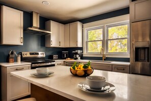 Fridge, microwave, oven, stovetop - 4BR Luxury Retreat • Hot Tub-W-TV • Sauna • Game Room • Near PF/Gatlinburg (Seymour)