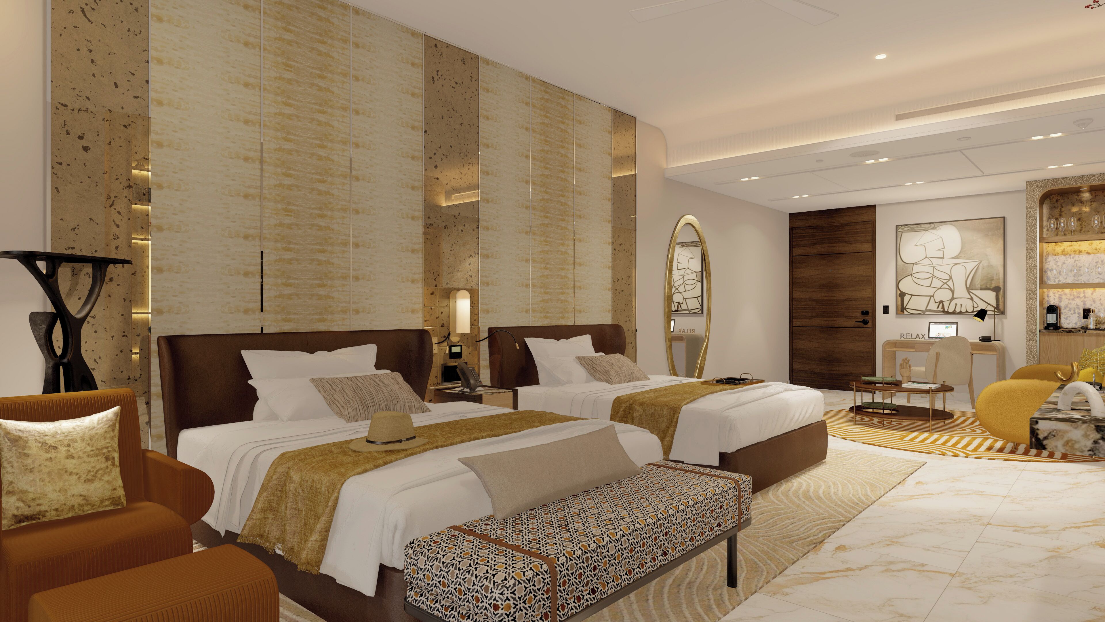 Sanctuary Jr Suite Queen | In-room safe, desk, laptop workspace, blackout drapes