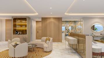 Two Bedroom Skyline Penthouse | Living area