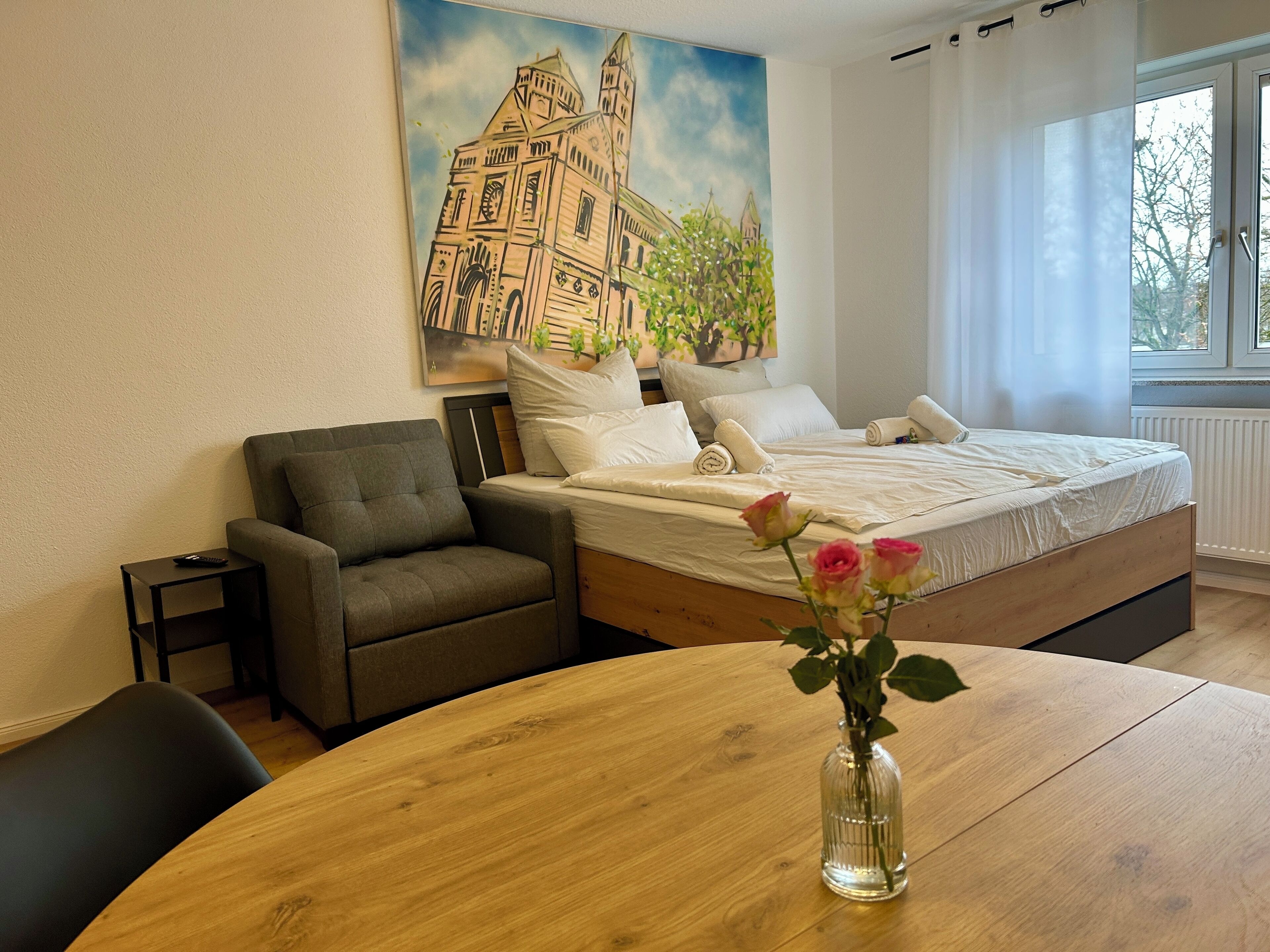 1 Schlafzimmer, kostenloses WLAN, Bettwäsche