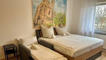 1 soverom og sengetøy