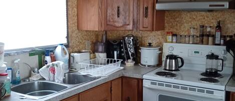 Microwave, oven, stovetop