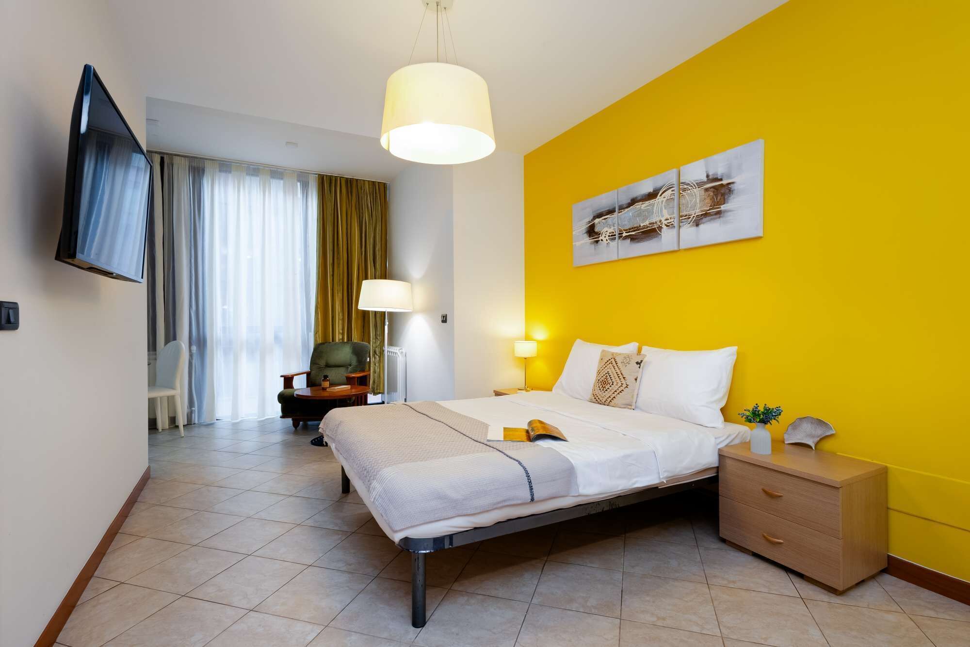 1 chambre, fer et planche à repasser, Wi-Fi, draps fournis