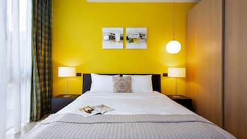 1 chambre, fer et planche Ă repasser, Wi-Fi, draps fournis