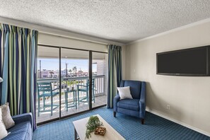 TV - Casa Del Mar Beachfront Condo |3rd Floor Angled Gulf View |Galveston Island (Galveston)