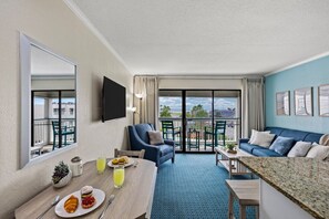 TV - Casa Del Mar Beachfront Condo |2nd Floor Angled Gulf View |Galveston Island (Galveston)