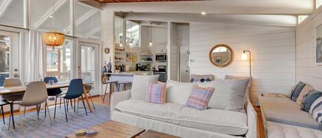 Cottage, plusieurs lits, accÚs piscine, vue piscine (CAROLINA STREET 110) | Coin séjour