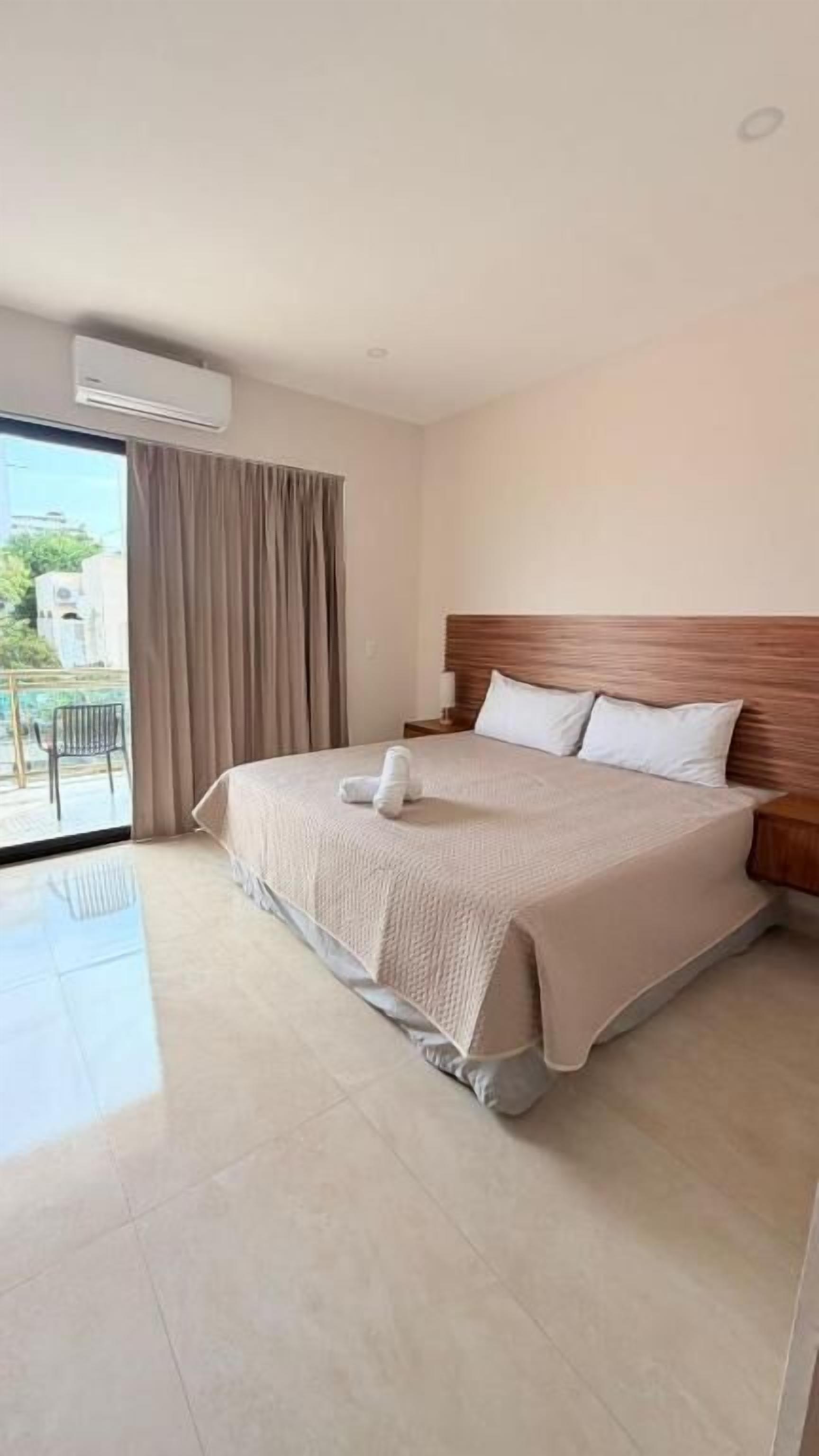 Estúdio luxo, vista para a cidade | Wi-Fi de cortesia, roupa de cama