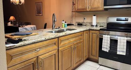 For the golf lover: 2-bedroom condo with AC in gated 55+ community