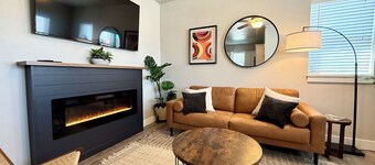 Stylish home with fenced pet yard and garage, 900’ from Greenbelt!