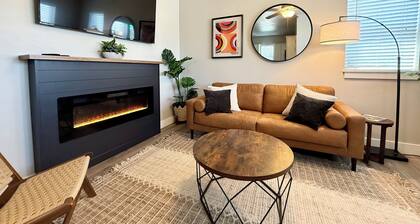 Stylish home with fenced pet yard and garage, 900’ from Greenbelt!