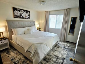 2 slaapkamers, een strijkplank/strijkijzer, wifi, beddengoed