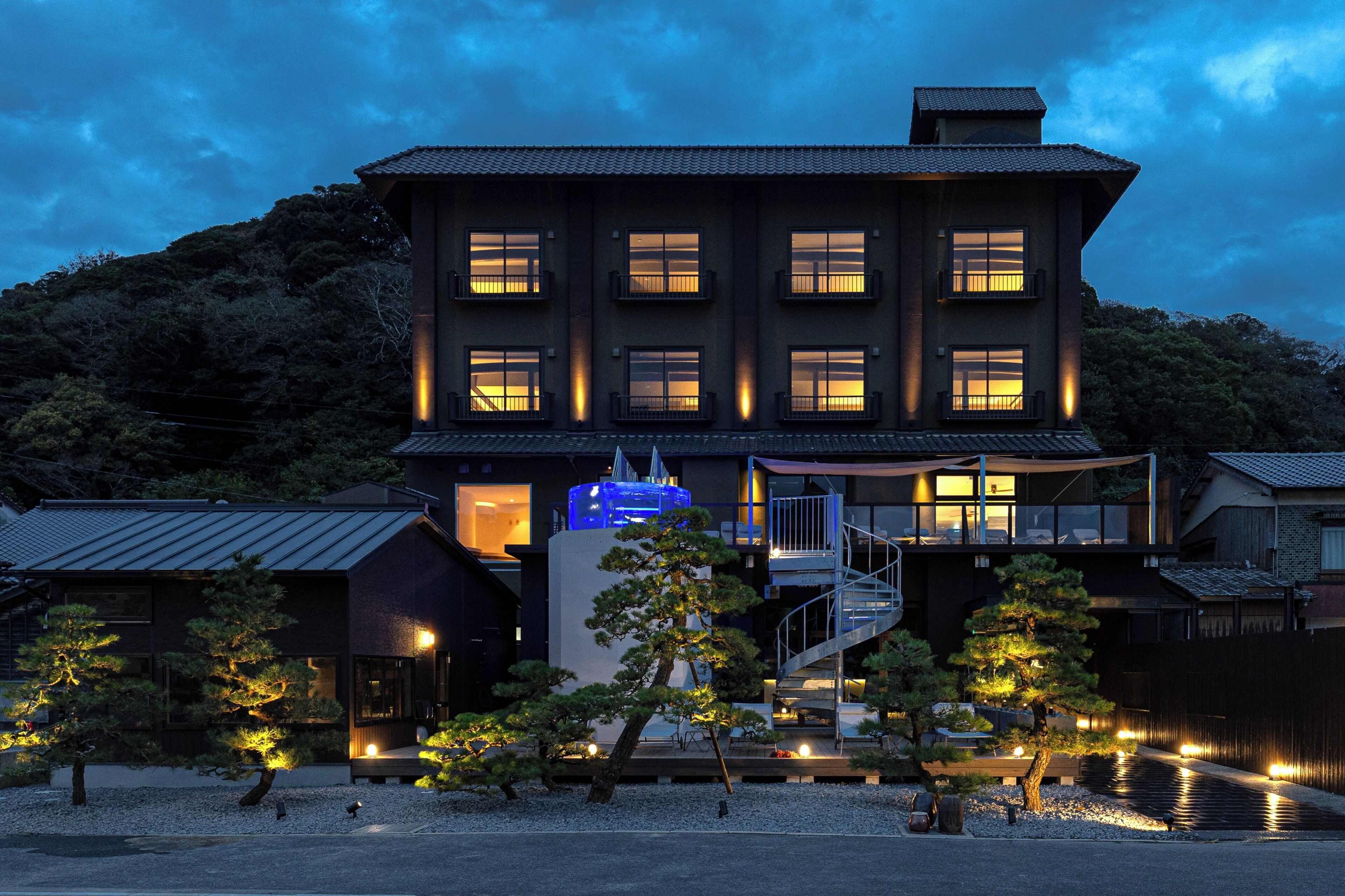 Voorkant van accommodatie