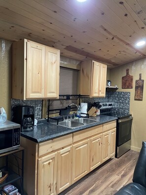 Microwave, oven, stovetop