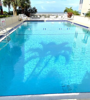 A heated pool - Gateway Villas #494 - "Sandcastle Villa" 2 Bedroom Beachfront (Fort Myers Beach)