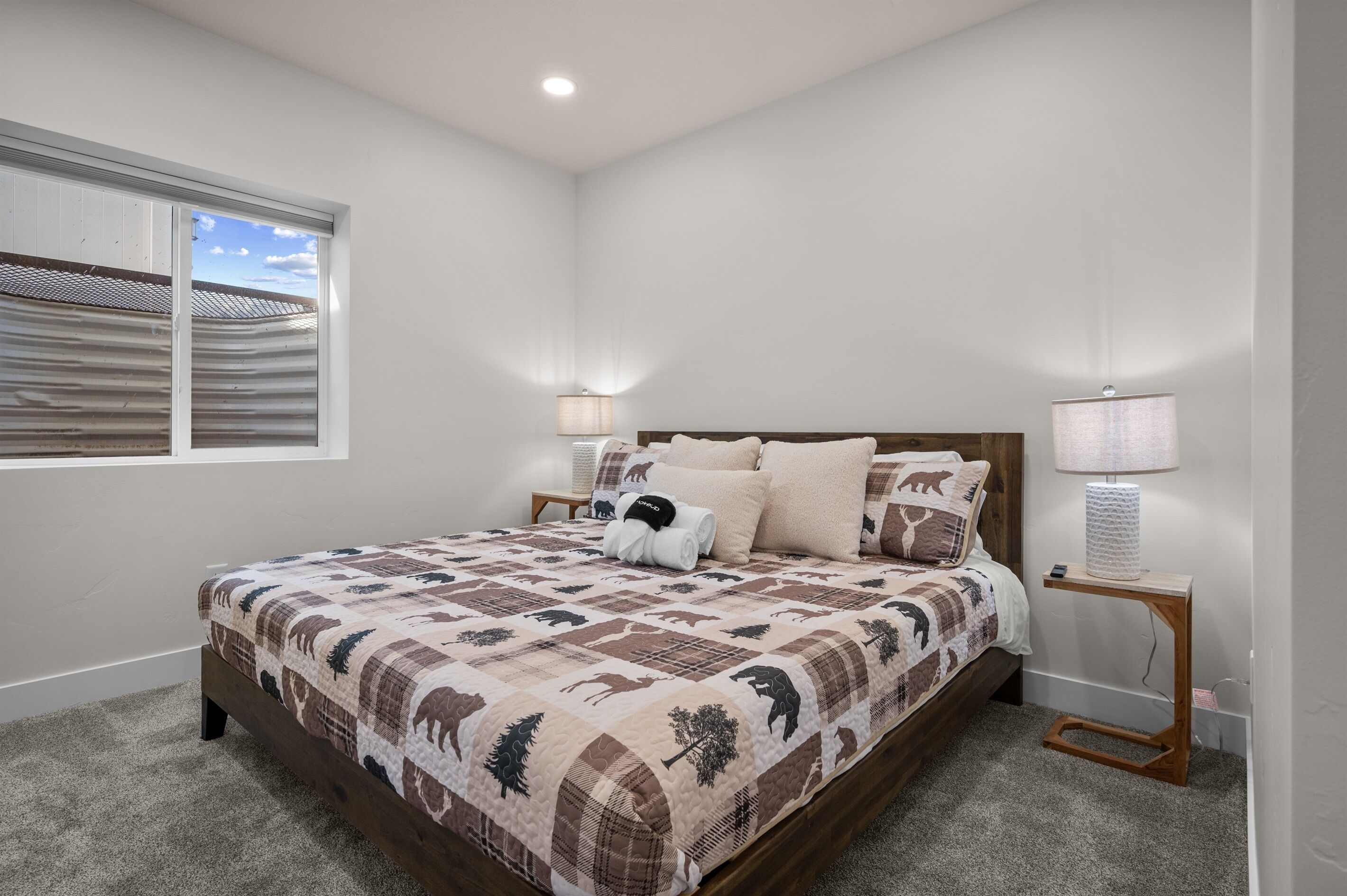 2 bedrooms, iron/ironing board, travel crib, free WiFi